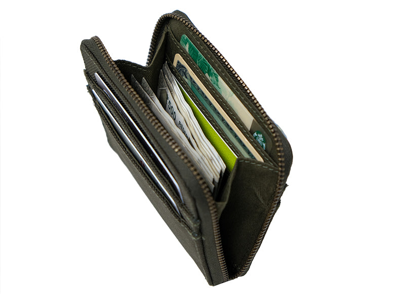 Stow Zipper Wallet 2.0 - Forest Green