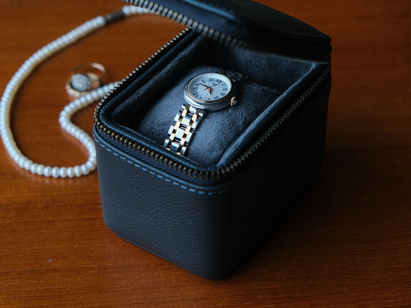 Classic Travel Watch Case - French Navy