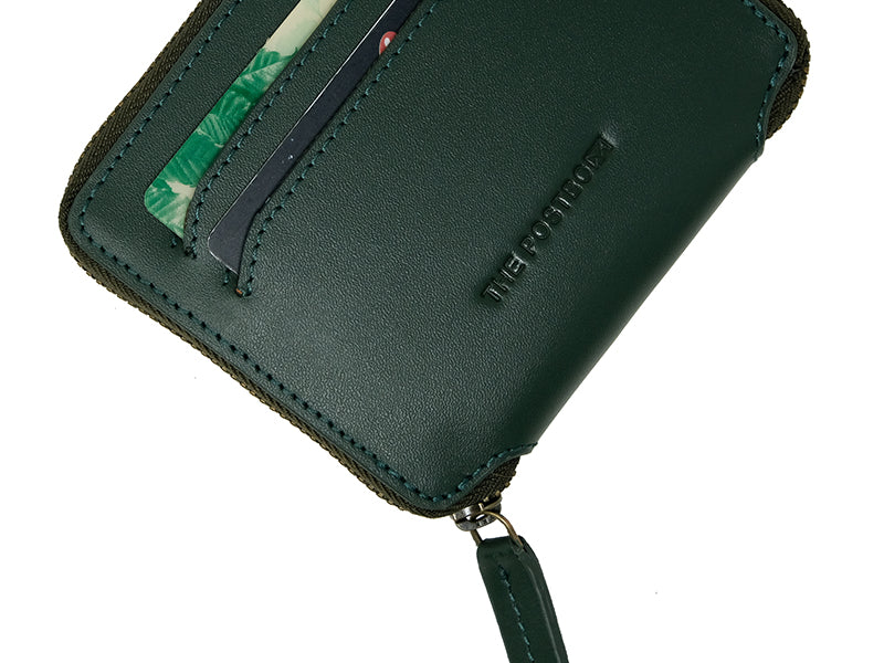 Stow Zipper Wallet 2.0 - Emerald Green