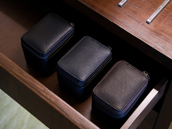 Classic Travel Watch Case - French Navy