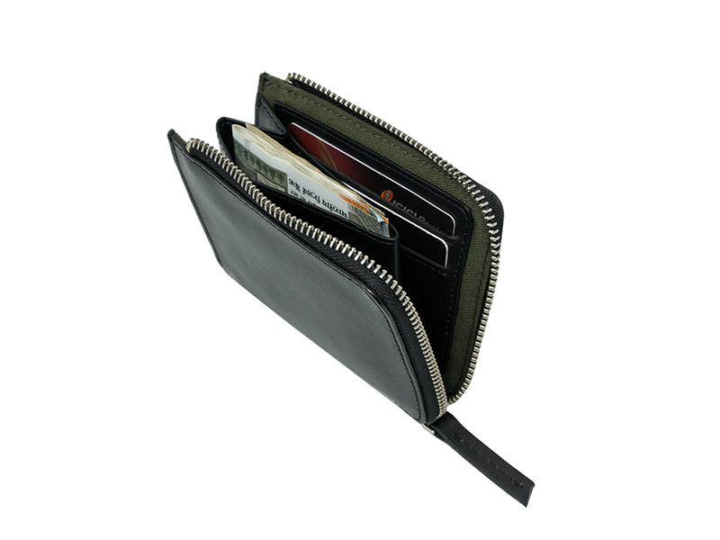 Brooklyn Zipper Wallet 2.0 - Black