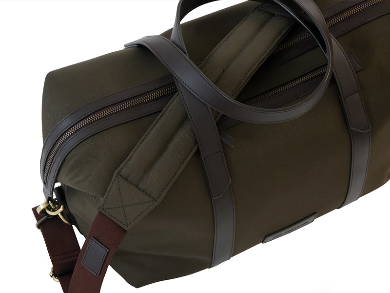 Nicobar Duffle - Forest Green & Tan