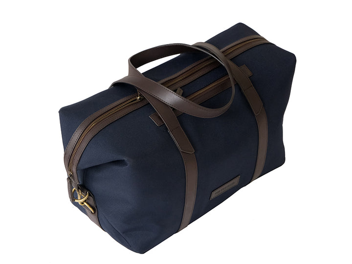 Nicobar Duffle - Oxford Blue & Tan