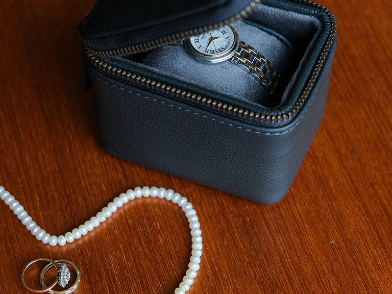 Classic Travel Watch Case - French Navy