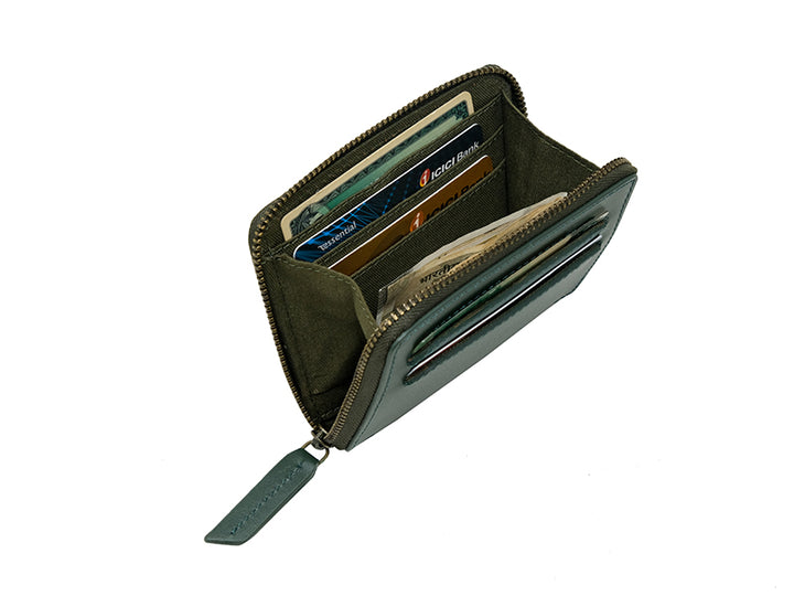 Stow Zipper Wallet 2.0 - Emerald Green