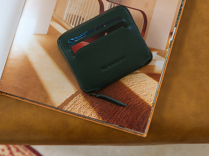 Stow Zipper Wallet 2.0 - Emerald Green