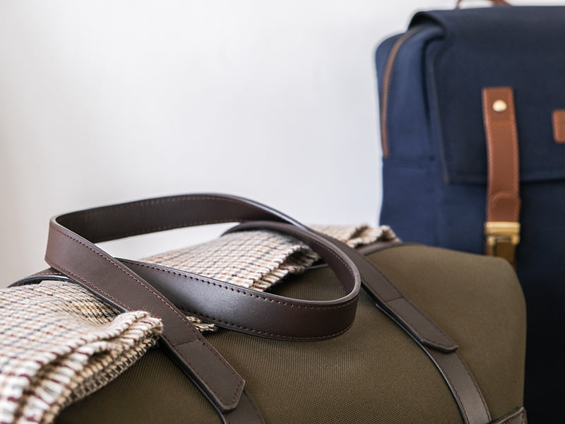 Nicobar Duffle - Forest Green & Tan