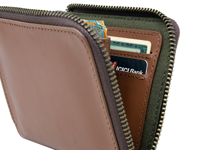 Brooklyn Zipper Wallet 2.0 - Classic Tan