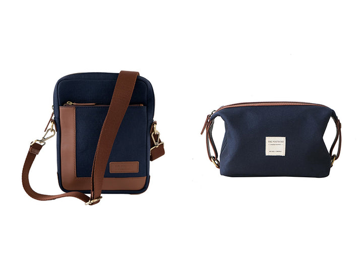 Caravan - Cross Body Sling + Wash Kit / Oxford Blue