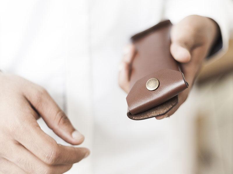 Pen + Pencil Trunk Case - Tan